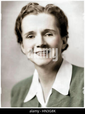 Rachel Carson (1907-1964) US-amerikanischer Meeresbiologe und Autor von "Silent Spring" (1962) über die durch Pestizide verursachten Umweltschäden. Stockfoto