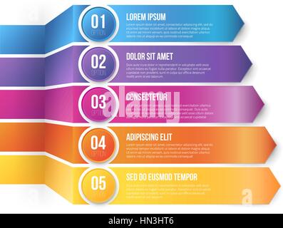 3D Vektorpfeile Stock Vektor