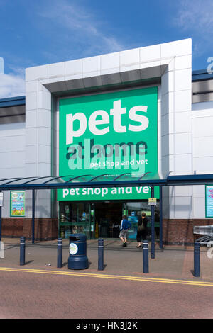 Haustiere zu Hause Pet Store in Horwich, Bolton. Stockfoto