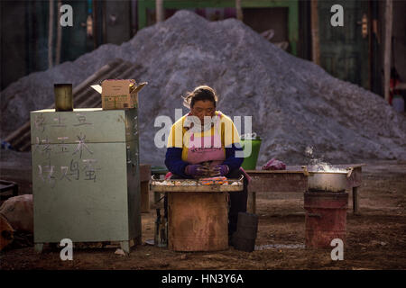 Kunming, Kunming, China. 31. Januar 2017. Kunming, CHINA-31. Januar 2017: (nur zur redaktionellen Verwendung. CHINA HERAUS). Landschaft der Dongchuan Red Land in Kunming, Hauptstadt der Provinz Süd-China Yunnan, 31. Januar 2017. Das Dongchuan Red Land, genannt "Farbpalette von Gott aufgehoben", ist eine bekannte Sehenswürdigkeit in Yunnan. Bildnachweis: SIPA Asien/ZUMA Draht/Alamy Live-Nachrichten Stockfoto