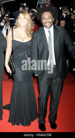 Schauspielerin Mariah Carey und Regisseur Lee Daniels kommt für die Premiere für den Film "Precious" bei den 62. Filmfestspielen von Cannes am 15. Mai 2009 in Cannes, Frankreich. Foto von Francis Specker Stockfoto