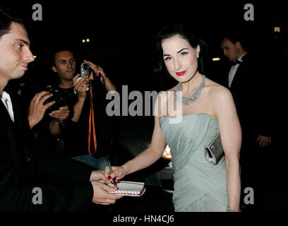 Dita Von Teese auf dem Ozean 13 Party in Cannes, Frankreich, am 24. Mai 2007. Bildnachweis: Francis Specker Stockfoto