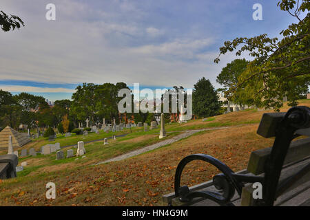 Greenwood Friedhof Stockfoto