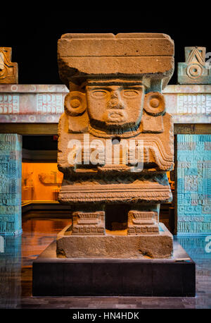 Das Nationalmuseum für Anthropologie (Spanisch: Museo Nacional de Antropología, MNA) ist ein nationales Museum von Mexiko. Stockfoto