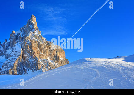 Dolomiti, Italienische Alpen, Passo Rolle, Pale di San Martino, Alto Adige Stockfoto