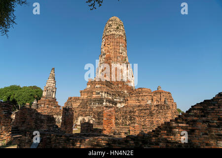 Buddhistische Tempelanlage Wat Phra Ram Im Geschichtspark Ayutthaya, Thailand, Asien |  buddhistischer Tempel Wat Phra Ram, Ayutthaya Historical Park, Thai Stockfoto