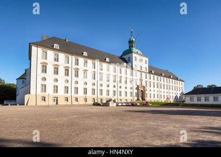 Schleswig, Deutschland - 27. September 2015: Gottorf Schloss, erbaut im späten 17. Jahrhundert, seit 2006 Sitz der staatlichen Kunst- und kulturhistorische Museum Stockfoto