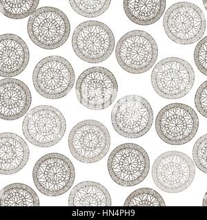 Abstrakte geometrische Muster. blumig orientalischer ethnischen Hintergrund. arabisch Ornament. ornamentalen Motiven der Gemälde des alten indischen Stoffdessins. Stock Vektor