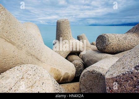 Hafen von Santa Maria Maggiore in Milazzo Stadt. Stockfoto