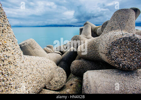 Hafen von Santa Maria Maggiore in Milazzo Stadt. Stockfoto