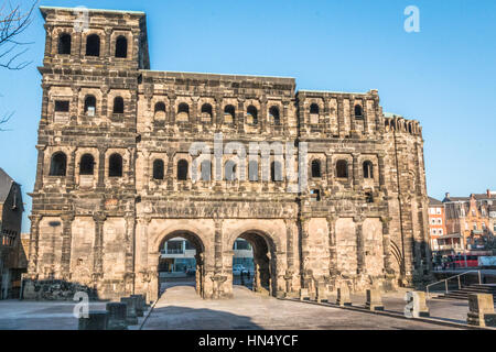 Porta Nigra in Trier Deutschland Stockfoto