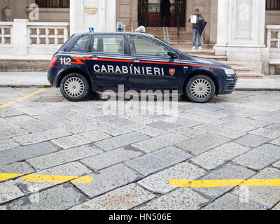 Carabinieri italienischen Fiat Polizeistreife. Stockfoto