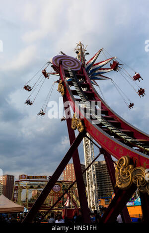 CA. August 2015, New York. Coney Island, der berühmte Vergnügungspark in Brooklyn Stockfoto