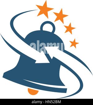 Glocke-Stern-Lösungen Stock Vektor