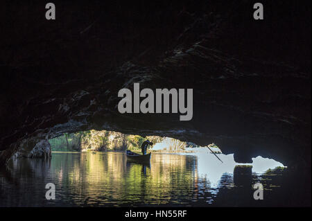 Myanmar (früher Burma). Kayin Zustand (Karen). HPA JG Saddar oder Sadan Höhle Stockfoto