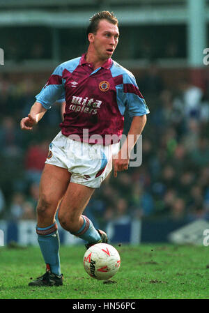 DAVID PLATT ASTON VILLA FC 22. März 1991 Stockfoto