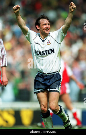 PAUL ALLEN TOTTENHAM HOTSPUR FC 8. Mai 1991 Stockfoto