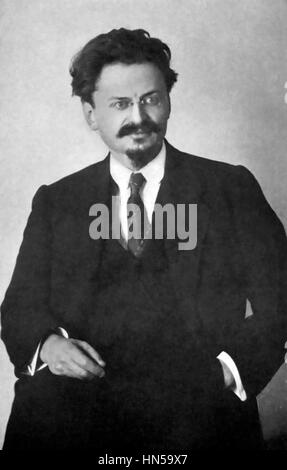 LEON TROTSKY (1879-1940) Russische revolutionär im Jahr 1921. Foto: SIB Stockfoto