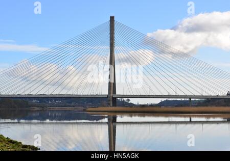 Der River Suir Bridge in Irland. Stockfoto