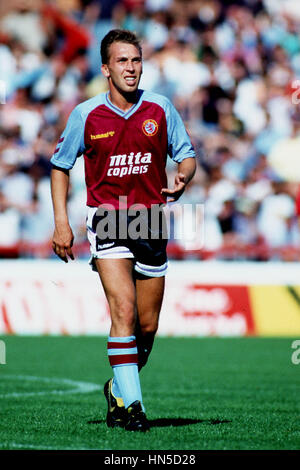 DAVID PLATT ASTON VILLA FC 1. September 1989 Stockfoto