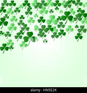 Vektor-Illustration eines St. Patrick s Tag Hintergrund Stock Vektor