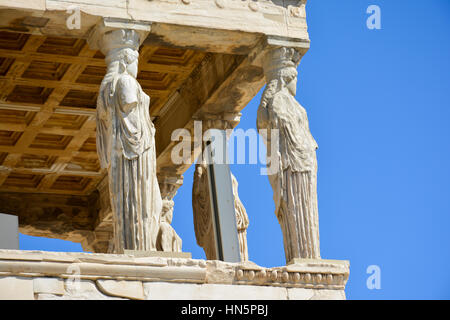 Akropolis von Griechenland an einem sonnigen Tag Stockfoto