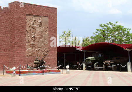 Namibische Militärmuseum in Okahandja Stockfoto