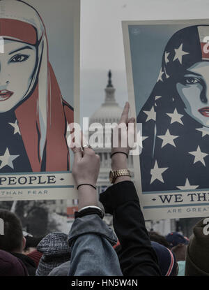 US-Präsidentschaftswahlen Nähe 2017 Stockfoto