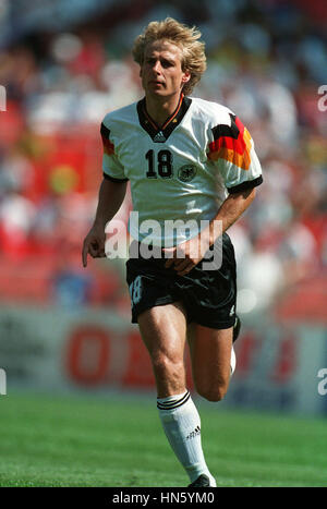 Jürgen KLINSMANN Deutschland 29. Juni 1993 Stockfoto