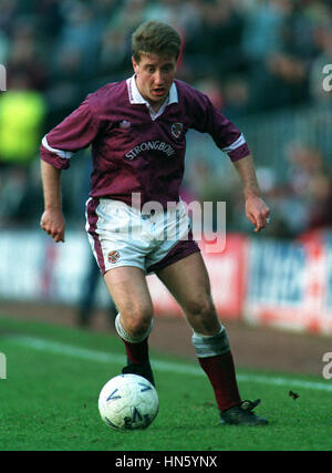 JOHN ROBERTSON HEART OF MIDLOTHIAN FC 22. April 1993 Stockfoto