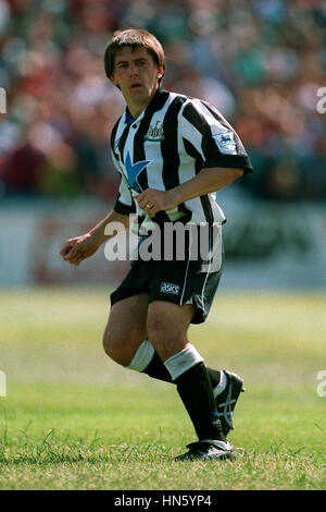 PETER BEARDSLEY NEWCASTLE UNITED FC 26. Juli 1993 Stockfoto