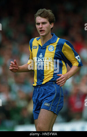 DAVID WETHERALL LEEDS UNITED FC 2. August 1993 Stockfoto