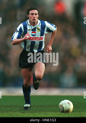 PAUL WARHURST SHEFFIELD Mittwoch FC 3. März 1993 Stockfoto