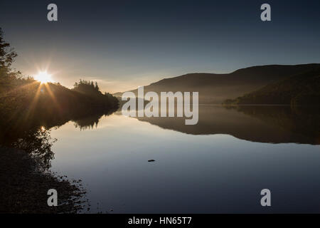 Juli 2016 Ullswater, Cumbria - den Ullswater Weg in Cumbria Stockfoto