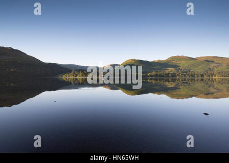 Juli 2016 Ullswater, Cumbria - den Ullswater Weg in Cumbria Stockfoto