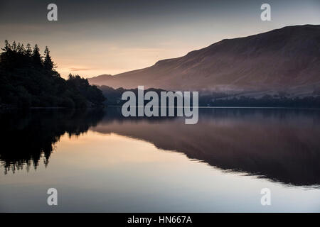 Juli 2016 Ullswater, Cumbria - den Ullswater Weg in Cumbria Stockfoto