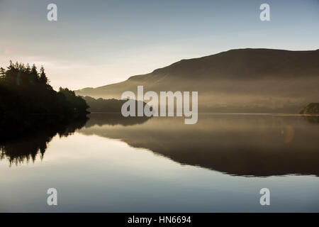 Juli 2016 Ullswater, Cumbria - den Ullswater Weg in Cumbria Stockfoto