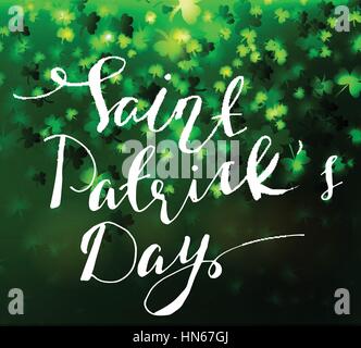 Illustration der St. Patricks day Stock Vektor