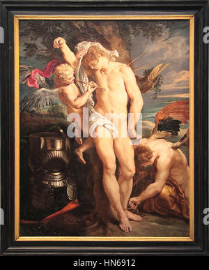 0 Saint Sébastien Secouru Par Les Anges - Pierre Paul Rubens Stockfoto