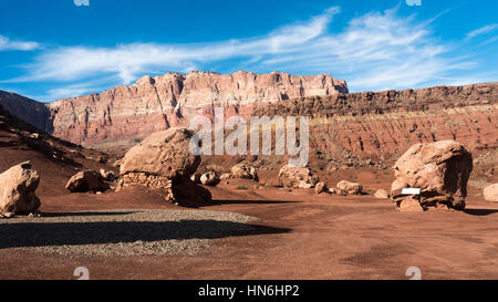 Großen roten Stein, in der Nähe von marble Canyon in Arizona, USA Stockfoto