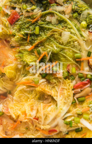 Nahaufnahme des weißen Baek kimchi Stockfoto