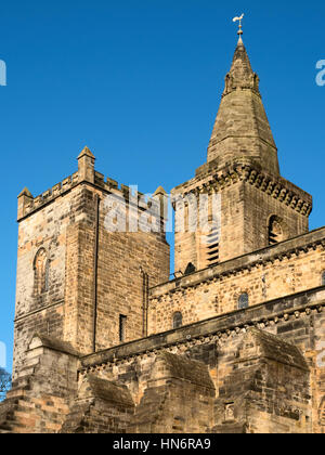 Das äußere des romanischen Langhauses in Dunfermline Abtei Dunfermline Fife Schottland Stockfoto