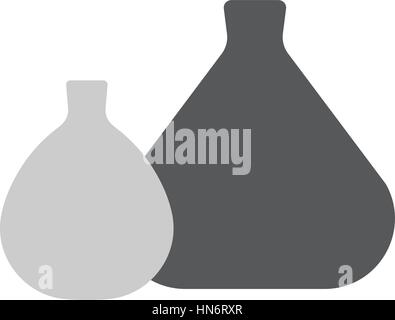 Test-Wannen Linie Symbol für Web-, Mobile- und Infografiken. Vektor dunkel graue Symbol isoliert auf weißem Hintergrund. Stock Vektor