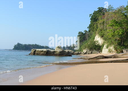 Ruhiger Strand Stockfoto