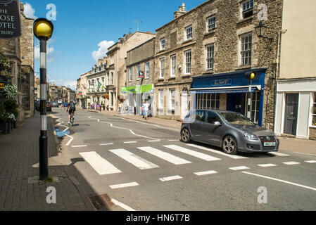 Tetbury Stadtzentrum, einem Cotswolds Ländlichen Stadt in Gloucestershire, England Stockfoto