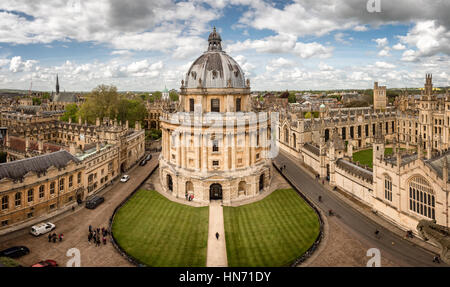 Die Radcliffe Camera ist eine wissenschaftliche Bibliothek der Oxford University in England. Stockfoto