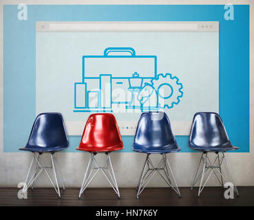 Strategie-Ritter Diagrammsymbol Konzept Stockfoto