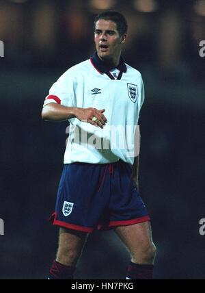 JAMIE REDKNAPP ENGLAND U21 & LIVERPOOL FC. 13. September 1994 Stockfoto