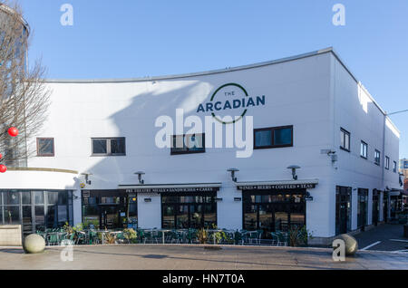 Die Arkadischen Entertainment-Bereich im chinesischen Viertel von Birmingham Stockfoto