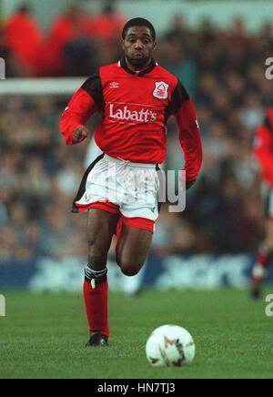 BRYAN ROY NOTTINGHAM FOREST FC 8. Dezember 1994 Stockfoto